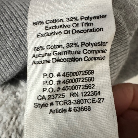 TNA Aritzia ICONIC LOGO GREY Hoodie Sz XS/S - Picture 7 of 7
